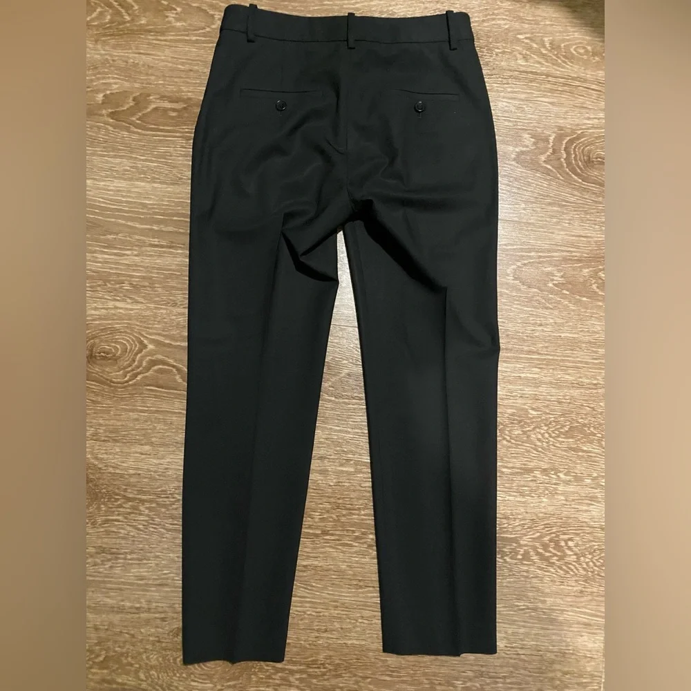 Theory Treeca 2 Good Wool Crop Suit Trousers: Size 0 Mid-Rise straight leg - Picture 3 of 5